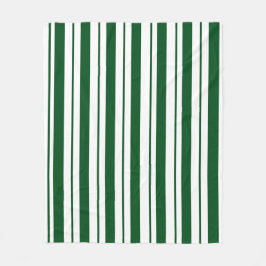 Cobertor De Velo Bandas de Canas de Canas Verde e Branca