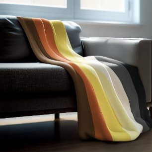 Cobertor De Velo Bandas do Orgulho de Urso