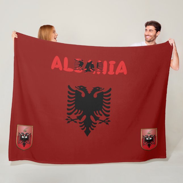 Cobertor De Velo Bandeira albanesa (In Situ)