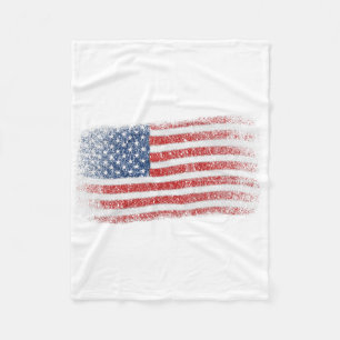 Cobertor De Velo Bandeira Americana 4 De Julho Vintage Bandeira EUA