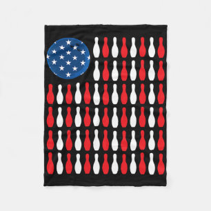 Cobertor De Velo Bandeira Americana - Boliche Patriótico E Boliches