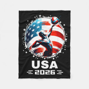 Cobertor De Velo Bandeira Americana de Volei dos Estados Unidos 202