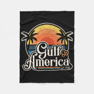 Cobertor De Velo Bandeira Americana Do Golfo Da América Do Norte Es