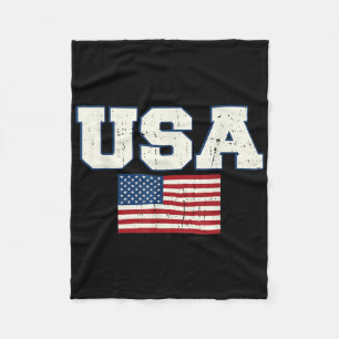 Cobertor De Velo Bandeira Americana dos EUA 4 de Julho Dia dos Vete