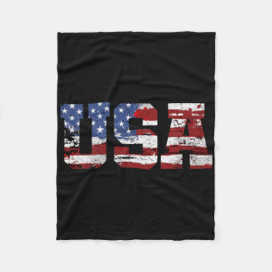 Cobertor De Velo Bandeira Americana EUA Estados Unidos Da América E