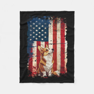 Cobertor De Velo Bandeira Americana EUA Patriótica 4 De Julho