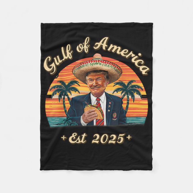 Cobertor De Velo Bandeira Americana G.2025 Do Golfo De Eua (Frente)