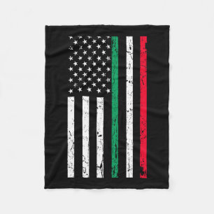 Cobertor De Velo Bandeira Americana Italiana Orgulho 4 De Julho