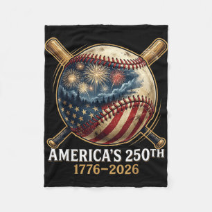 Cobertor De Velo Bandeira americana patriótica de beisebol de 250 a