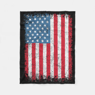 Cobertor De Velo Bandeira Americana Patriótica Para Homens Meninos