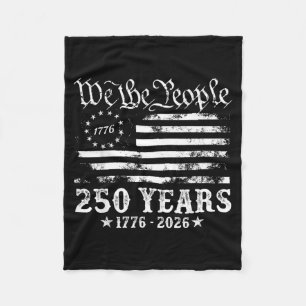 Cobertor De Velo Bandeira Americana Vintage 250 Anos 1776 2026 250º