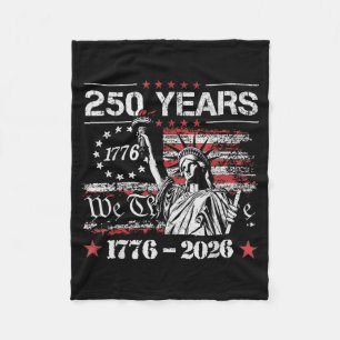 Cobertor De Velo Bandeira Americana Vintage 250 Anos Aniversário de