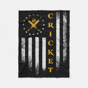 Cobertor De Velo Bandeira Americana Vintage Usa Equipe de Críquete