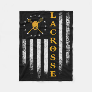 Cobertor De Velo Bandeira Americana Vintage Usa Equipe De Lacrosse 