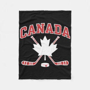 Cobertor De Velo Bandeira Canadense Folha de Bordo Hóquei Dia do Ca