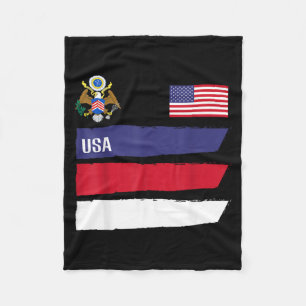 Cobertor De Velo Bandeira da América EUA Futebol de Bandeira Fã Hom