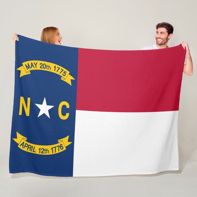 Cobertor De Velo Bandeira da Carolina do Norte (In Situ)