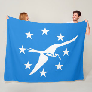 Cobertor De Velo Bandeira da Cidade de Corpus Christi (Texas)