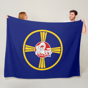 Cobertor De Velo Bandeira da Cidade de Omaha (Nebraska)