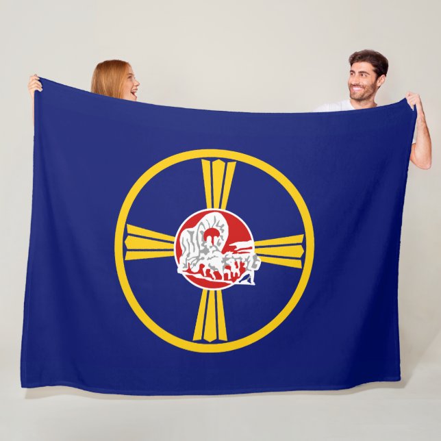 Cobertor De Velo Bandeira da Cidade de Omaha (Nebraska) (In Situ)