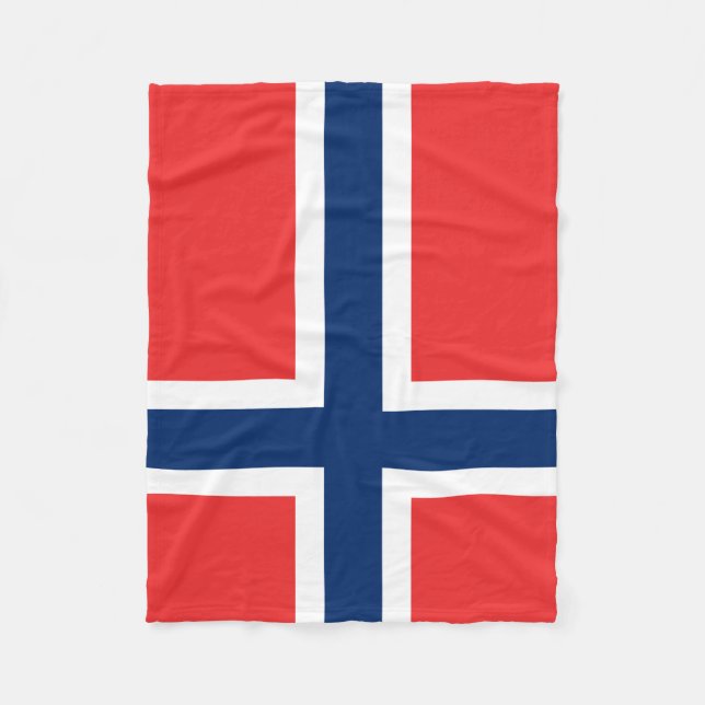 Cobertor De Velo Bandeira da cobertura de Noruega (Frente)