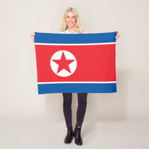 Cobertor De Velo Bandeira da Coreia do Norte