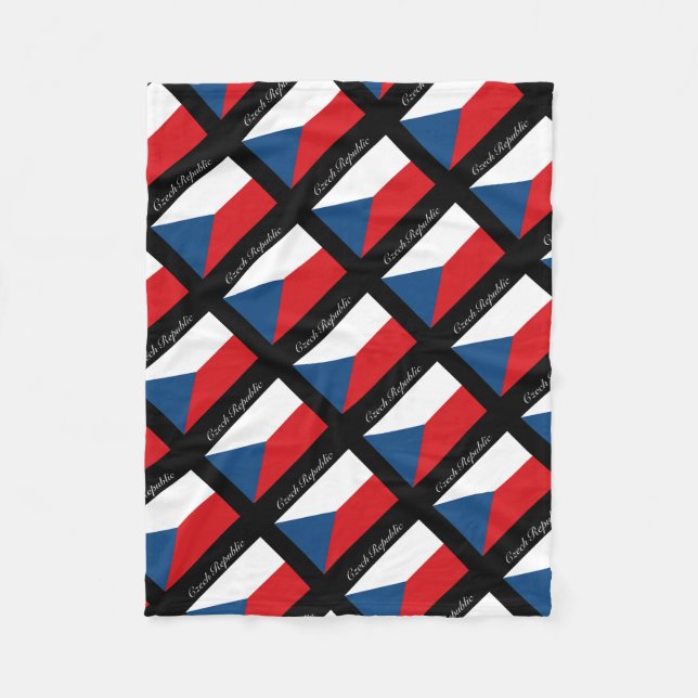 Cobertor De Velo Bandeira da República Checa - República Checa (Frente)