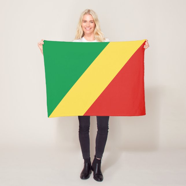 Cobertor De Velo Bandeira da República do Congo (In Situ)