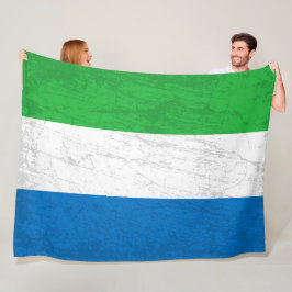 Cobertor De Velo Bandeira da Serra Leoa - Uma tapeçaria da Serra Le