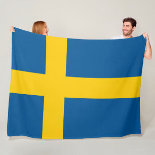 Cobertor De Velo Bandeira da suecia grande