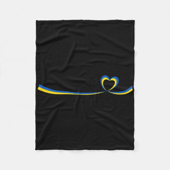 Cobertor De Velo Bandeira Da Ucrânia2  (Frente)