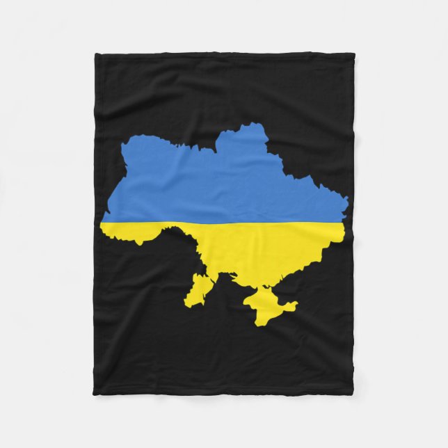 Cobertor De Velo Bandeira da Ucrânia 4  (Frente)