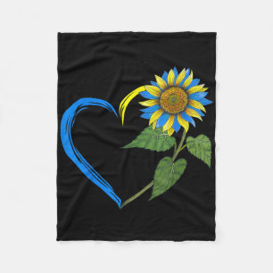 Cobertor De Velo Bandeira da Ucrânia Girassol Vintage Amantes Ucran