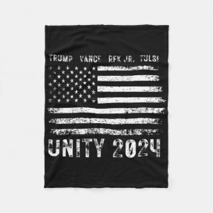 Cobertor De Velo Bandeira da Unidade Grunge Vintage 2025 Trump Vanc