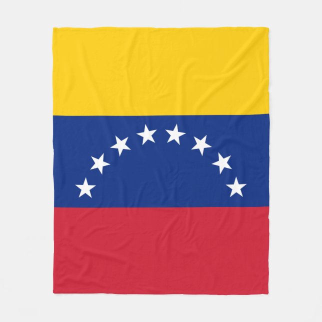 Cobertor De Velo Bandeira da Venezuela (Frente)