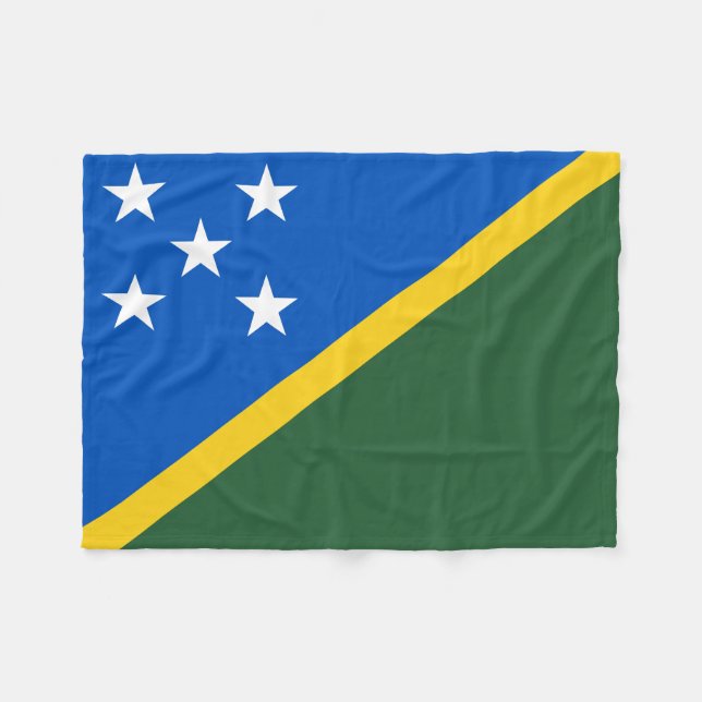 Cobertor De Velo Bandeira das Ilhas Salomão (Frente (Horizontal))