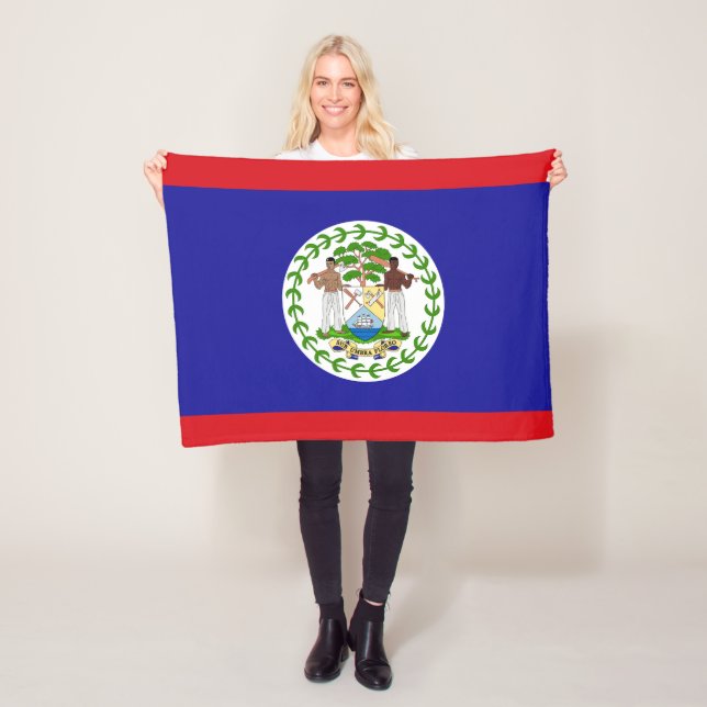 Cobertor De Velo Bandeira de Belize (In Situ)