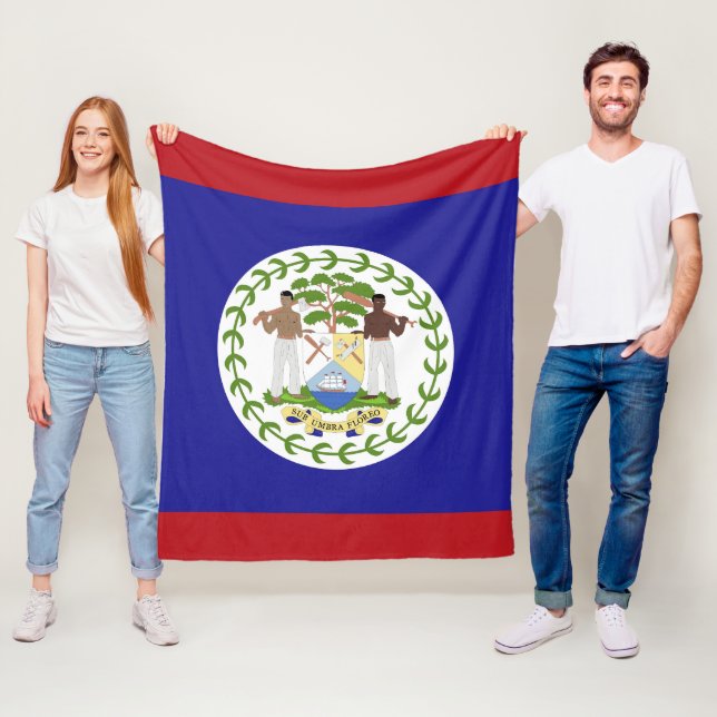 Cobertor De Velo bandeira de Belize (In Situ)
