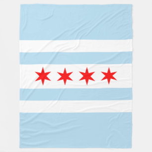 Cobertor De Velo Bandeira de Chicago, Illinois