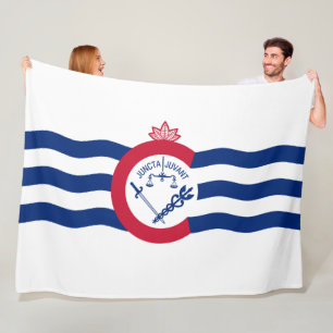 Cobertor De Velo Bandeira de Cincinnati (Ohio)