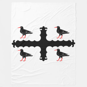 Cobertor De Velo Bandeira de Flintshire Fleece Blanket