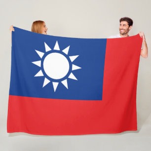 Cobertor De Velo Bandeira de Formosa a República da China grande