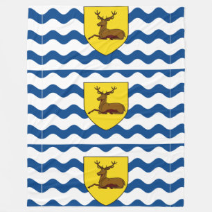 Cobertor De Velo Bandeira de Hertfordshire Fleece Blanket