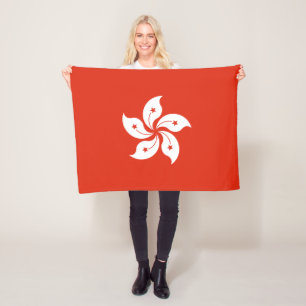 Cobertor De Velo Bandeira de Hong Kong