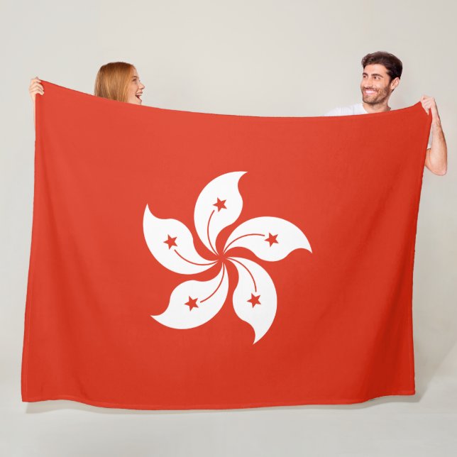 Cobertor De Velo Bandeira de Hong Kong (In Situ)