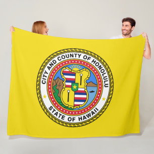 Cobertor De Velo Bandeira de Honolulu (Havaí)
