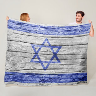 Cobertor De Velo bandeira de madeira israelense