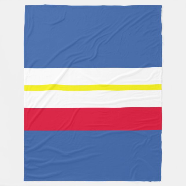 Cobertor De Velo Bandeira de Mecklenburg Fleece Blanket (Frente)