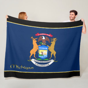 Cobertor De Velo bandeira de Michigan