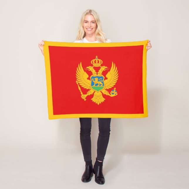 Cobertor De Velo Bandeira de Montenegro (In Situ)